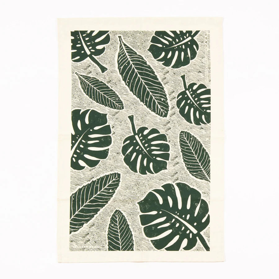 Monstera Leaf Tea Towel