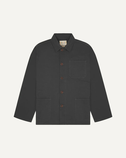 #3001 Buttoned Overshirt Charcoal - Large