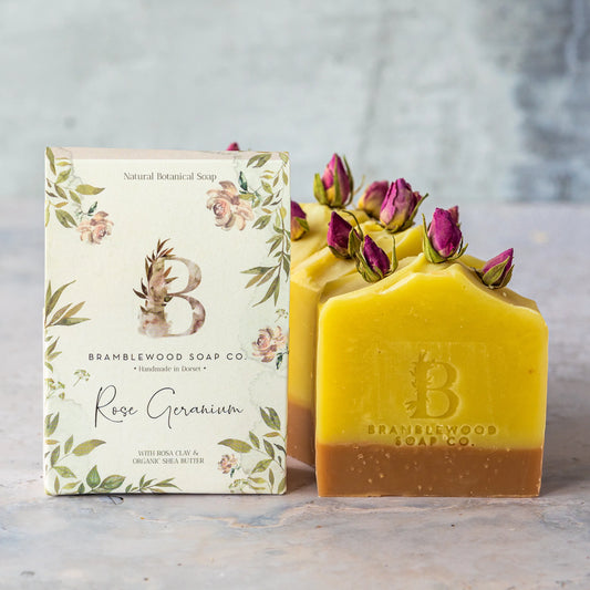 Rose Geranium Handmade Soap