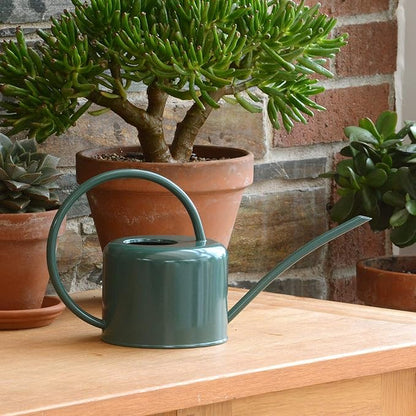 Metal Watering Can 1Ltr - Dark Green